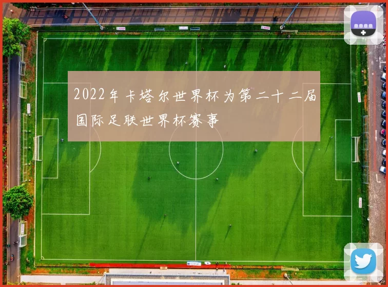 2022年卡塔尔世界杯为第二十二届国际足联世界杯赛事
